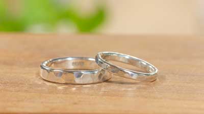 気軽に作れる!ふたりの記念の手作りのシルバーペアリング